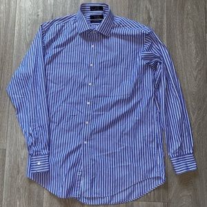 SAKS FIFTH AVENUE Striped Button Down | Size: L